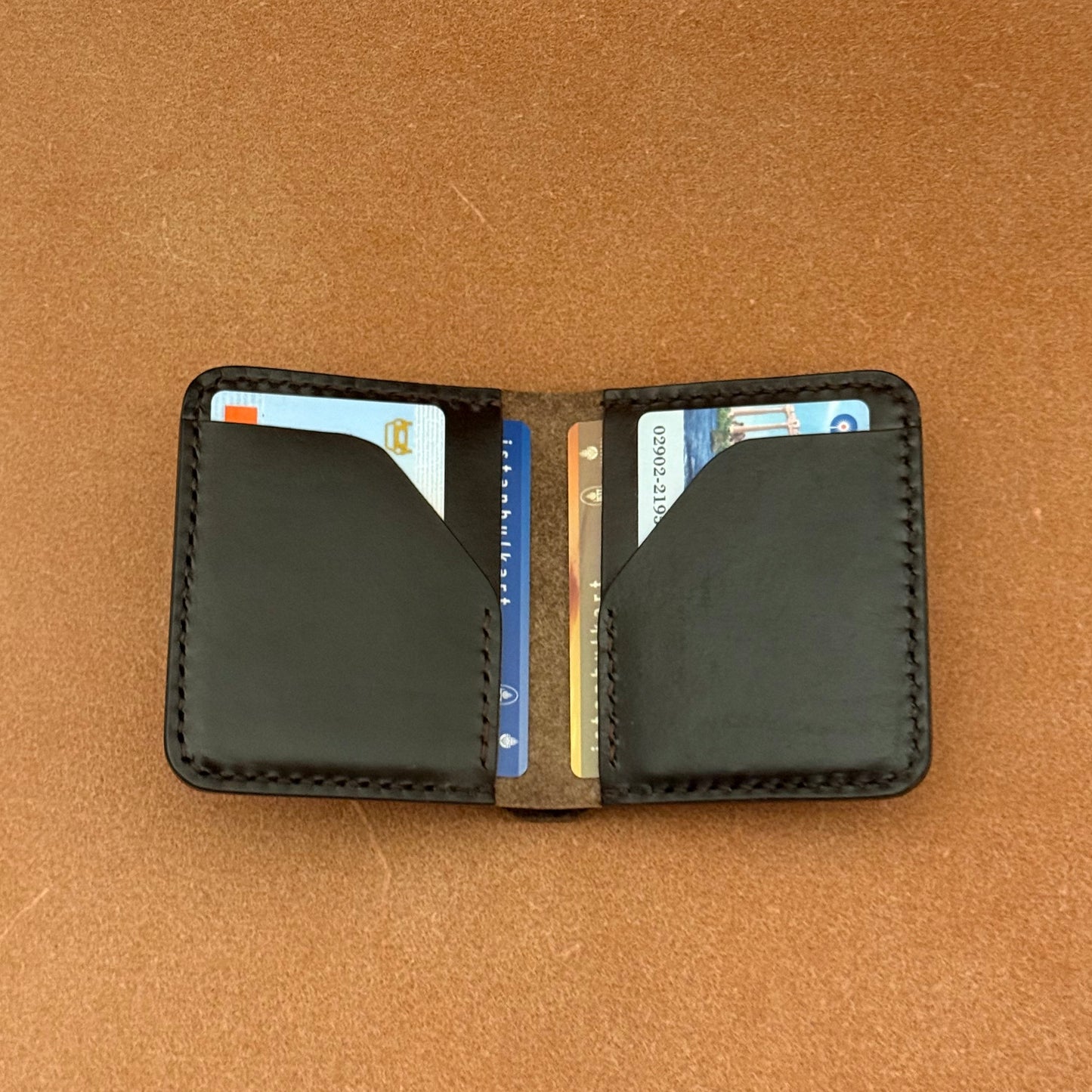 El yapımı hakiki deri cüzdan