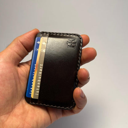 El yapımı hakiki deri kartlık